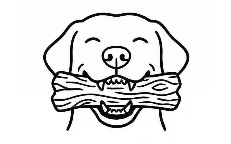 犬用CWDCコーヒーウッド噛むおもちゃ、安全