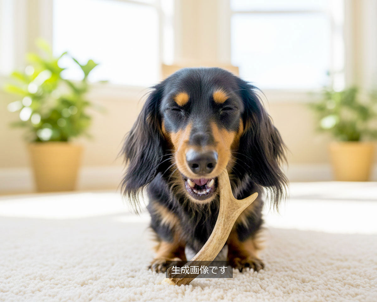 鹿の角や骨の犬に対する危険性
